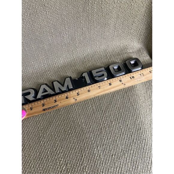 Dodge Ram 1500 RH Emblem 85501-C Chrome Used Condition genuine part - Picture 9 of 10